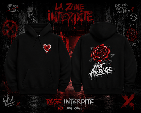 Coton ouaté à capuche Rose Not Average