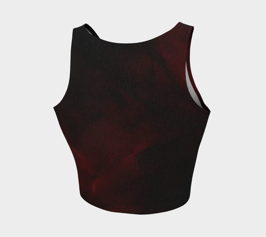 Top court de sport Rouge Interdit