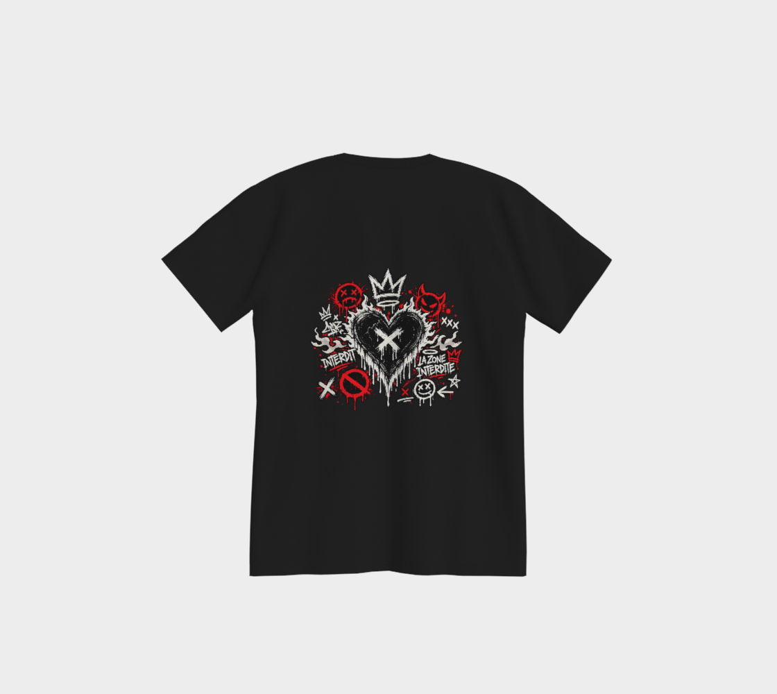 T-Shirt Cœur Interdit