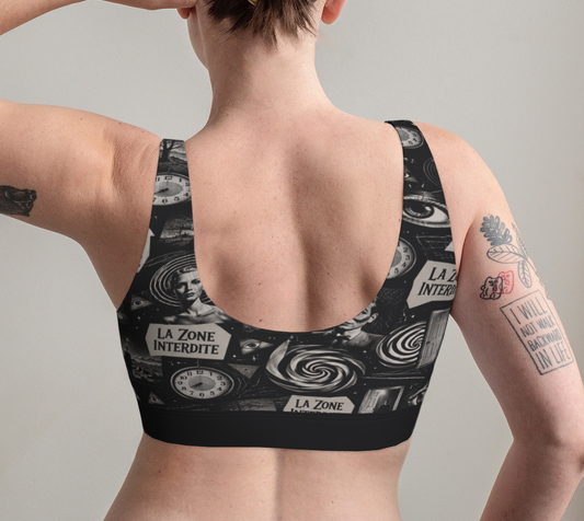 Brassière échancrée Retro Psychédélique
