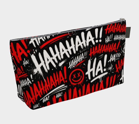 Trousse polyvalente en toile Hahaha!