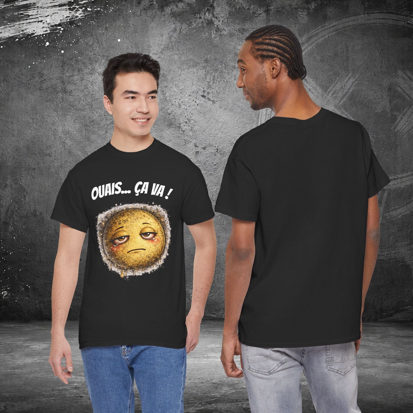 T-Shirt Mal Commodes — Emoji Blazé - Ouais... Ça Va !