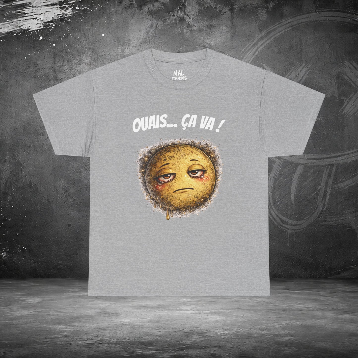 T-Shirt Mal Commodes — Emoji Blazé - Ouais... Ça Va !