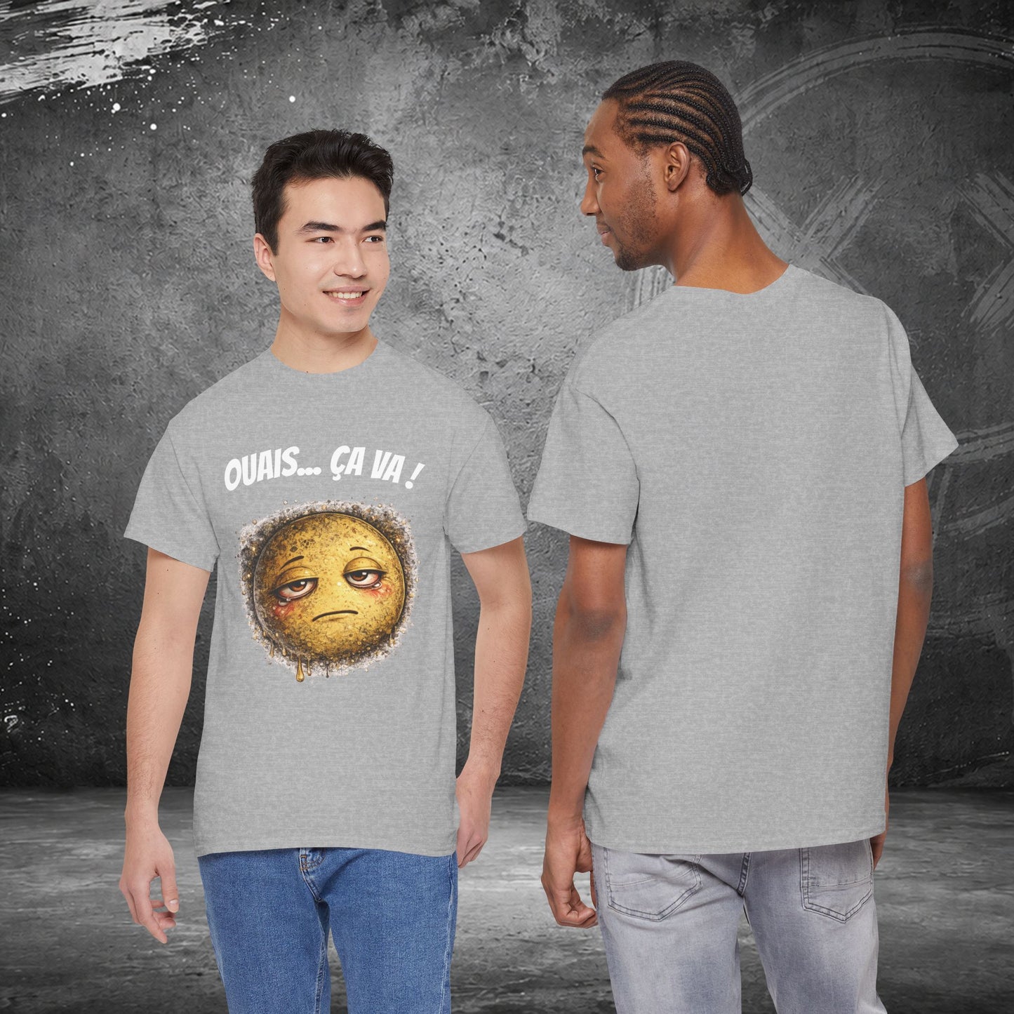 T-Shirt Mal Commodes — Emoji Blazé - Ouais... Ça Va !