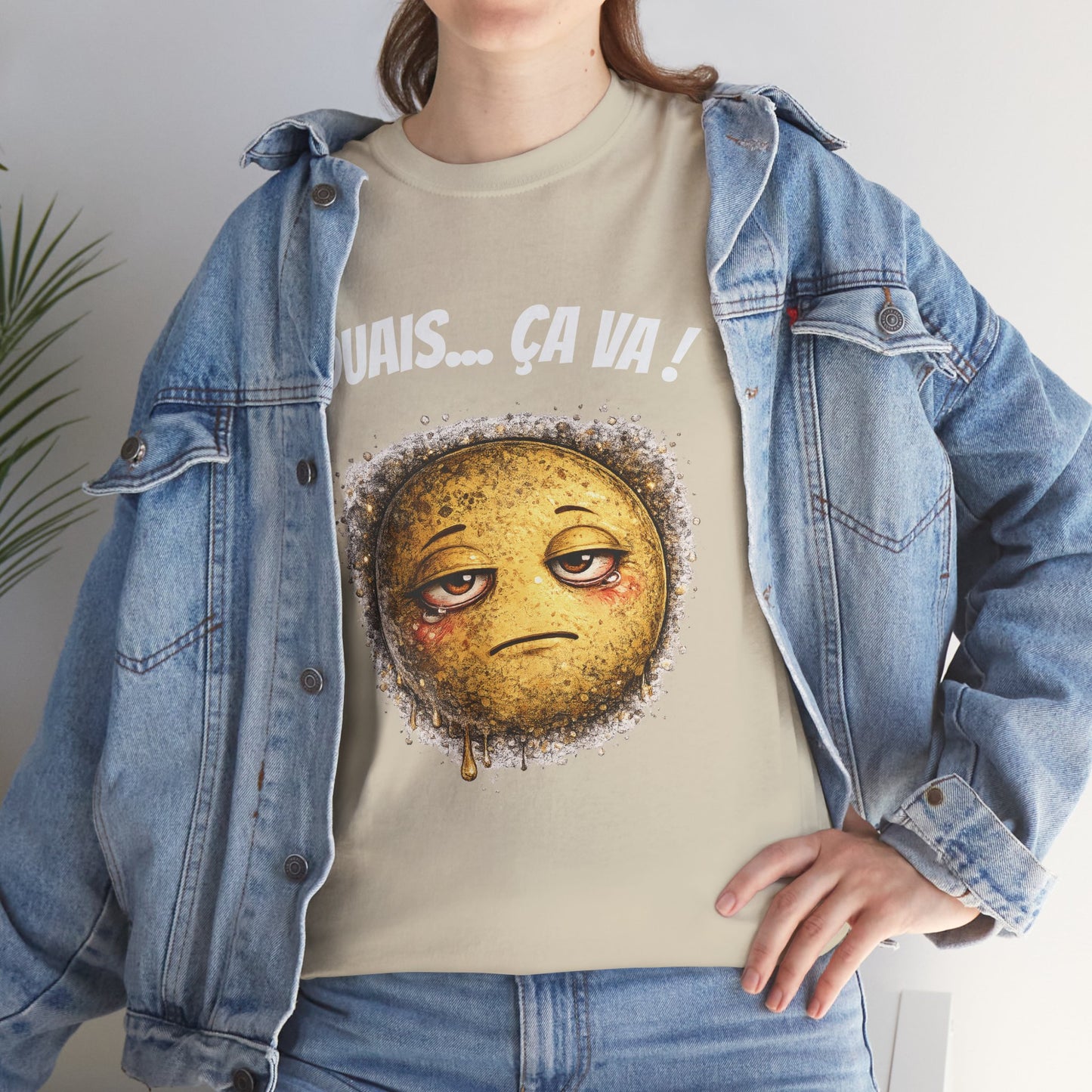 T-Shirt Mal Commodes — Emoji Blazé - Ouais... Ça Va !