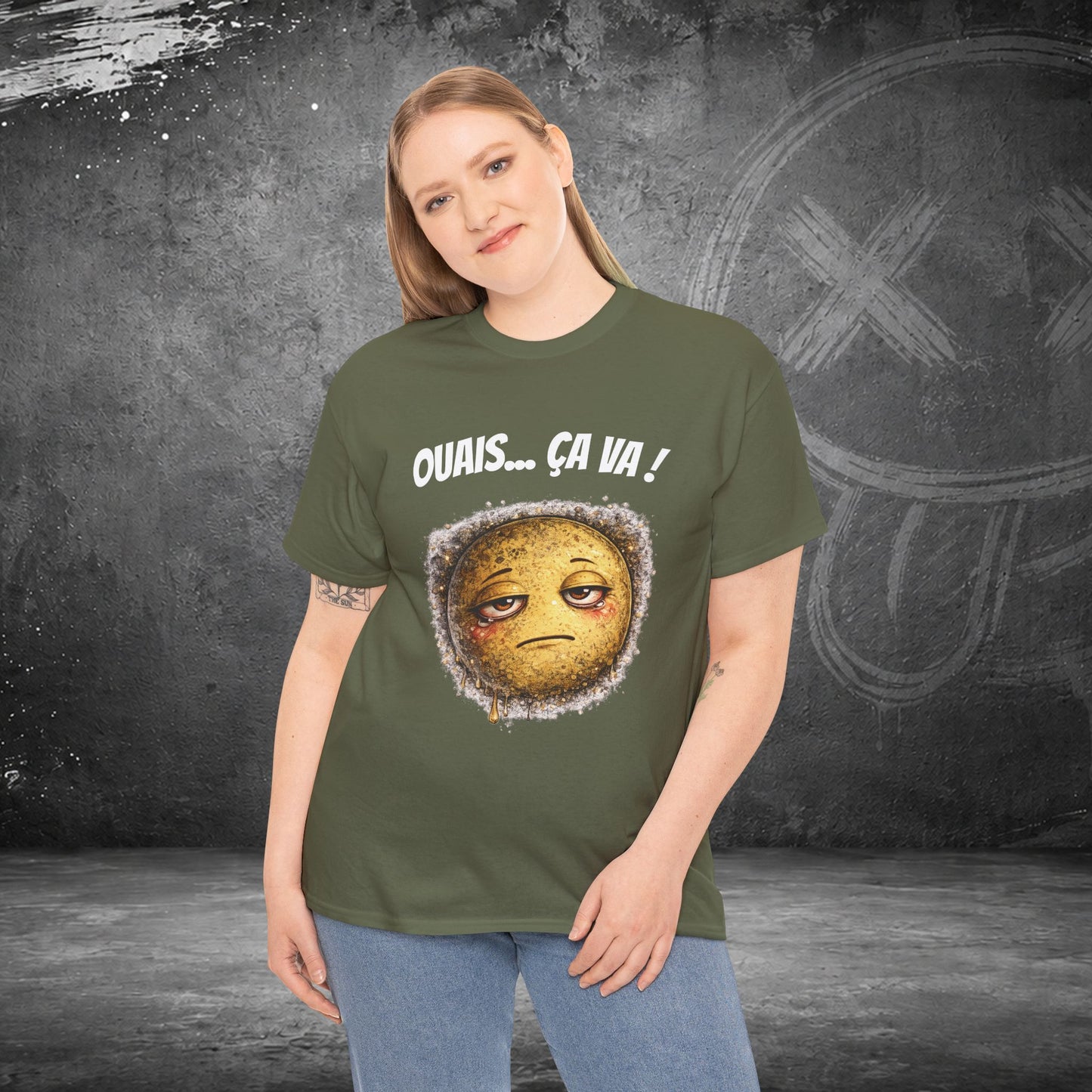 T-Shirt Mal Commodes — Emoji Blazé - Ouais... Ça Va !
