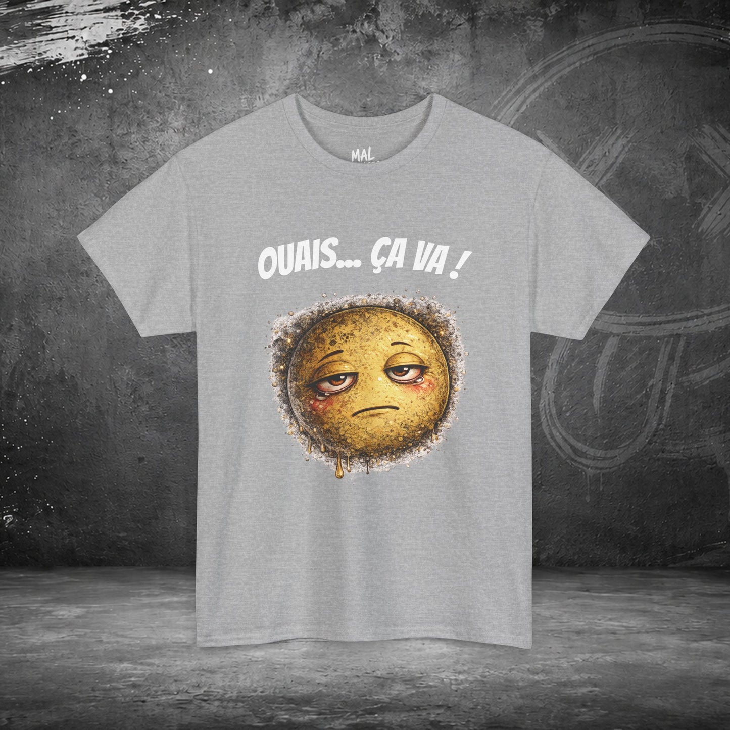 T-Shirt Mal Commodes — Emoji Blazé - Ouais... Ça Va !