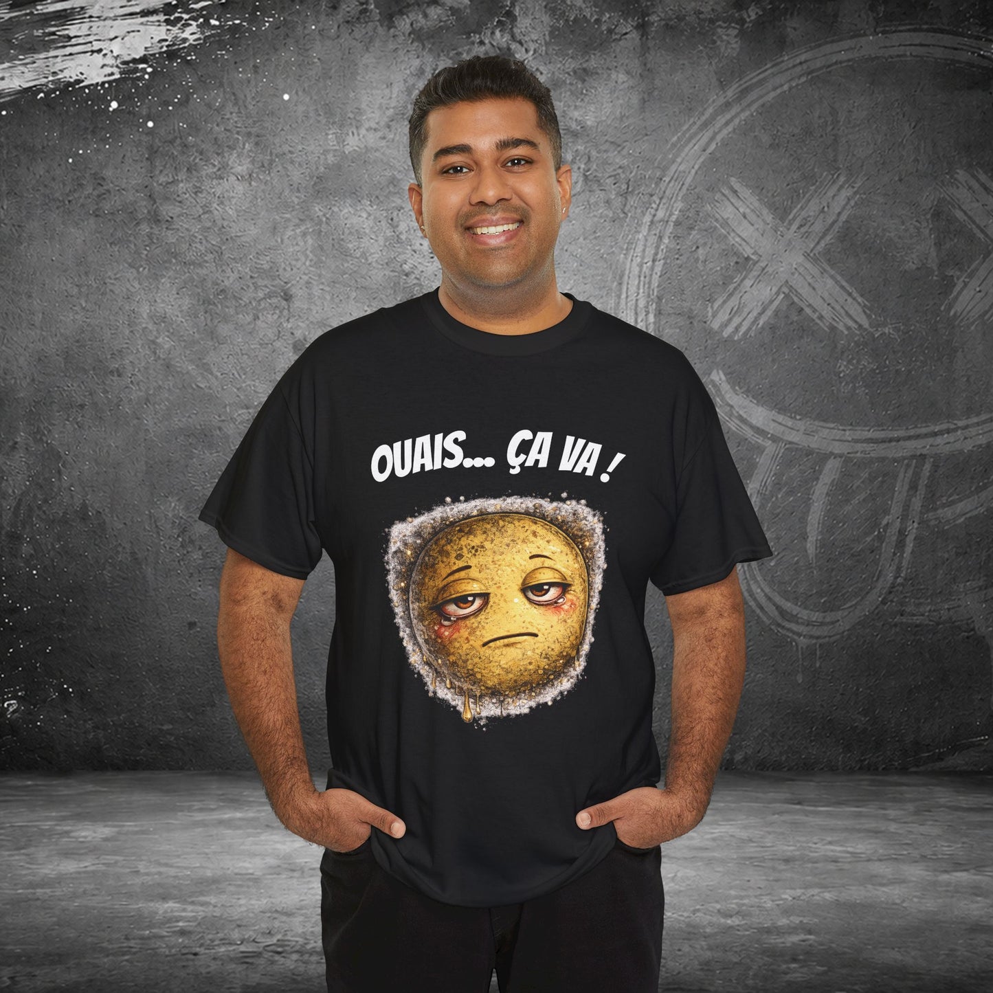 T-Shirt Mal Commodes — Emoji Blazé - Ouais... Ça Va !