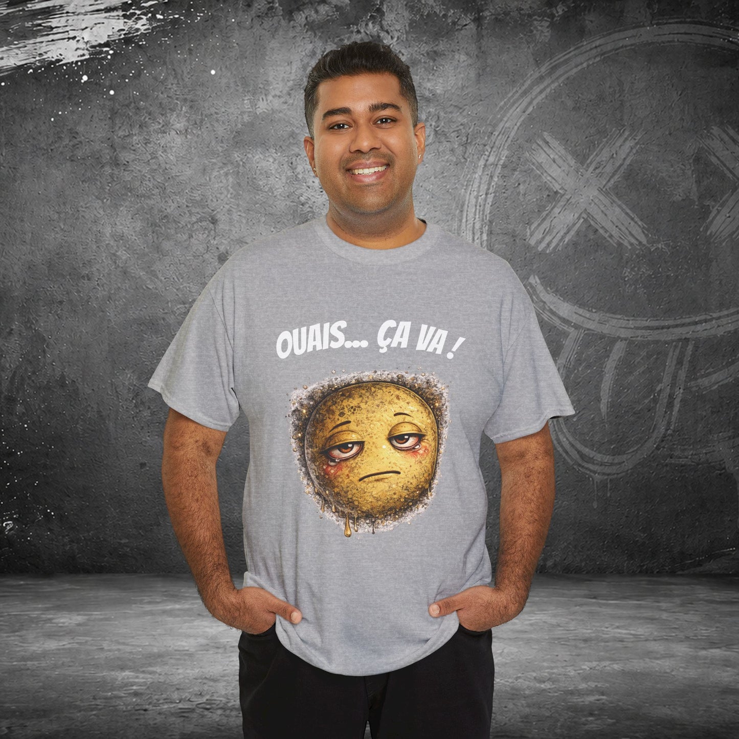 T-Shirt Mal Commodes — Emoji Blazé - Ouais... Ça Va !