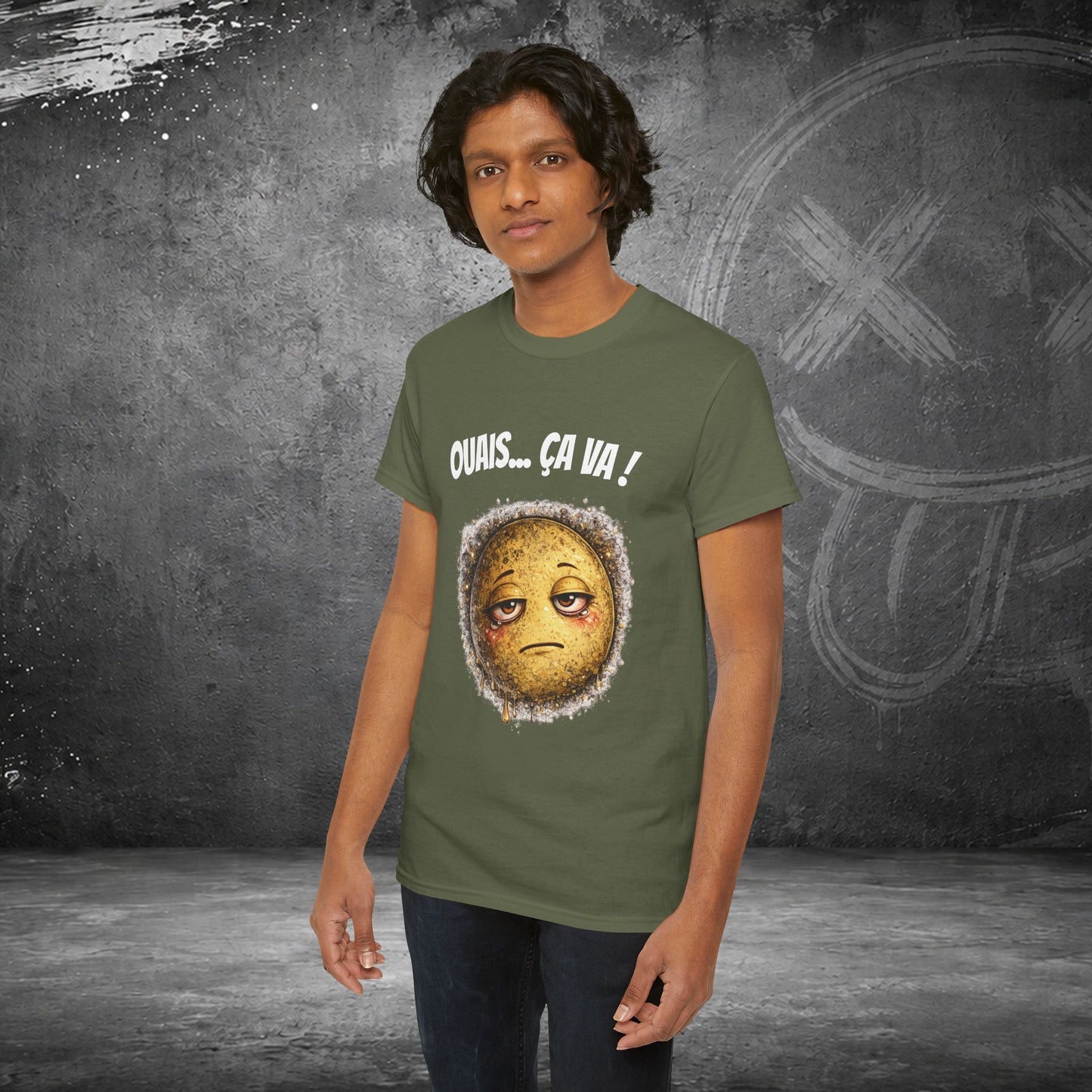 T-Shirt Mal Commodes — Emoji Blazé - Ouais... Ça Va !