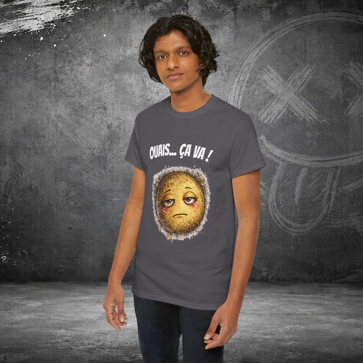 T-Shirt Mal Commodes — Emoji Blazé - Ouais... Ça Va !