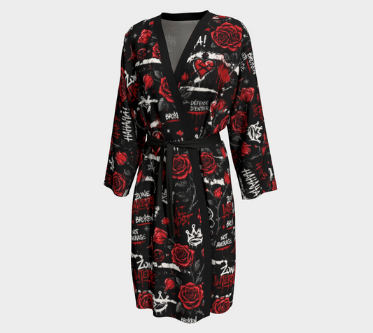 Robe de Chambre Rose Interdite