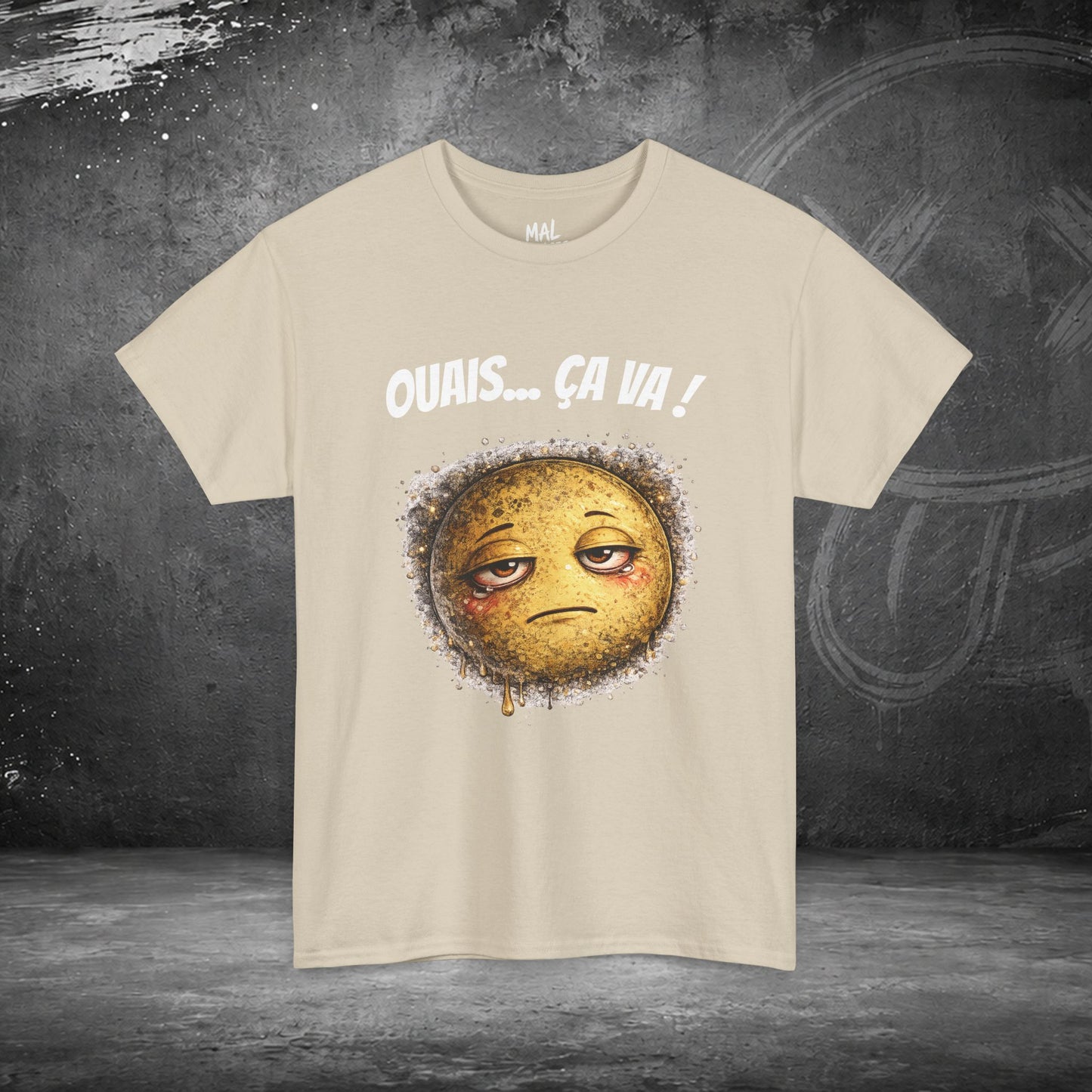 T-Shirt Mal Commodes — Emoji Blazé - Ouais... Ça Va !