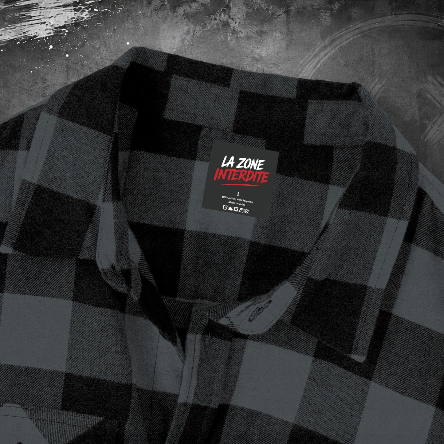 Chemise en Flanelle à Carreaux La Zone Interdite