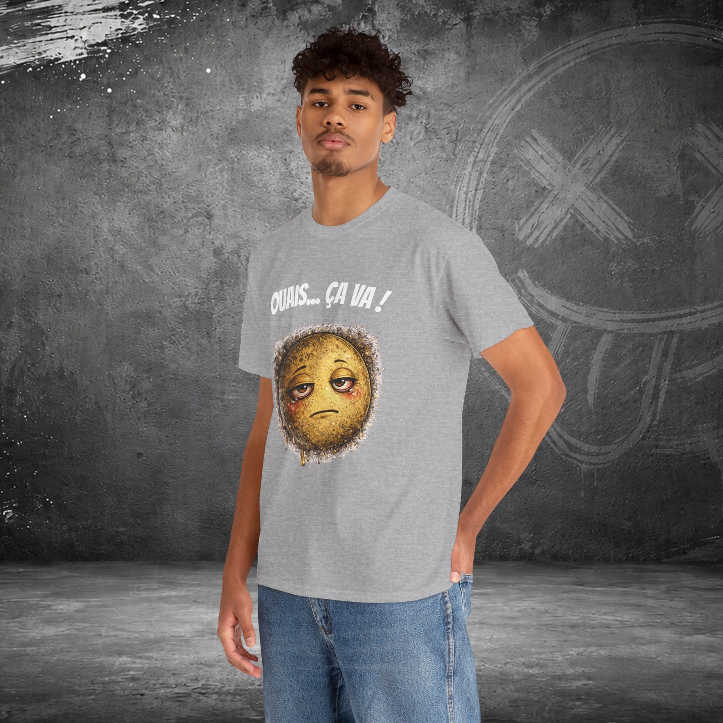 T-Shirt Mal Commodes — Emoji Blazé - Ouais... Ça Va !