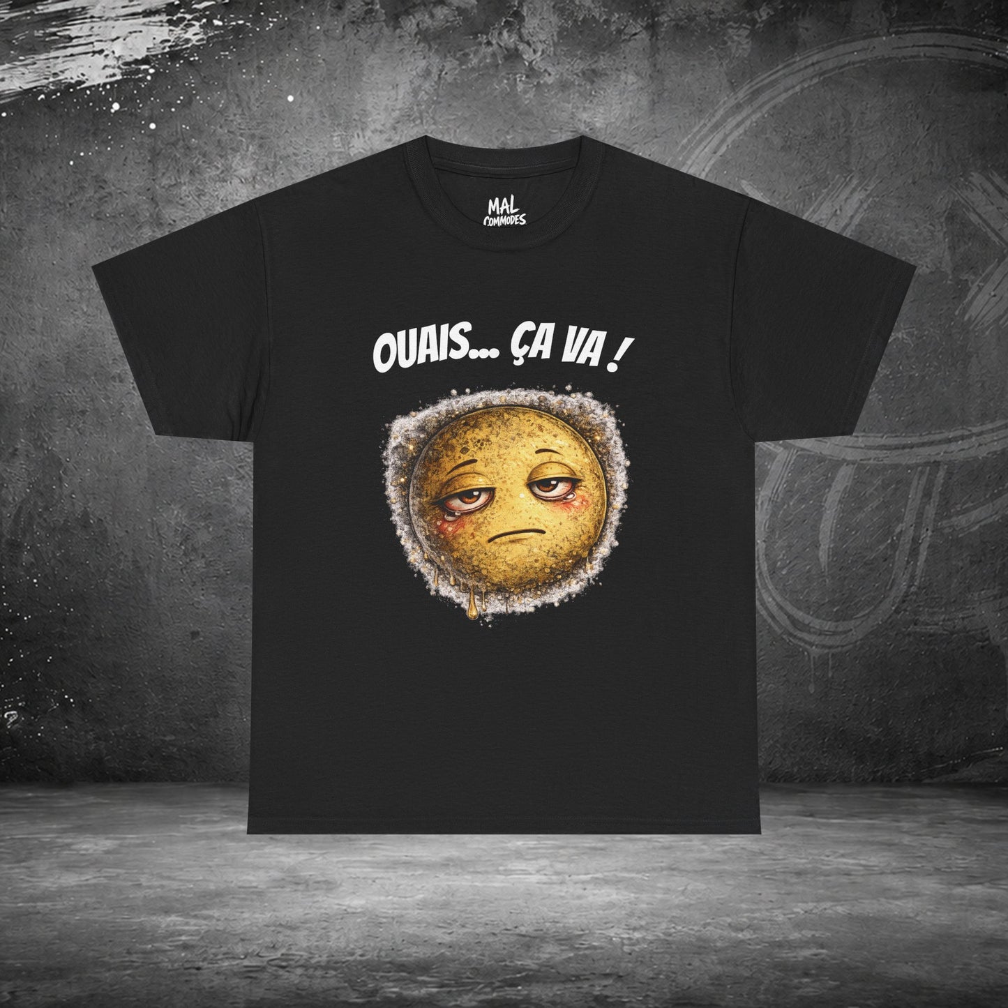 T-Shirt Mal Commodes — Emoji Blazé - Ouais... Ça Va !