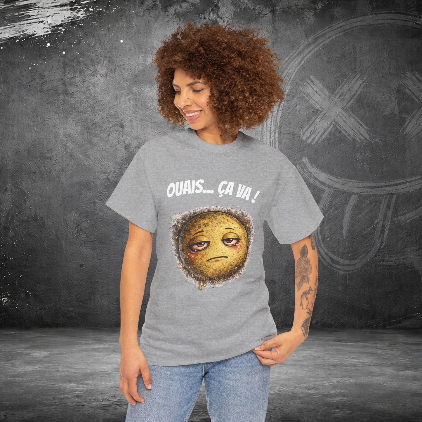 T-Shirt Mal Commodes — Emoji Blazé - Ouais... Ça Va !