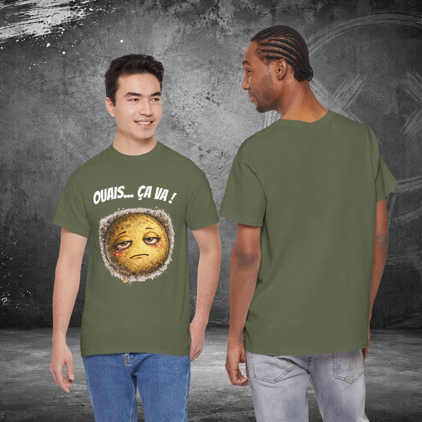 T-Shirt Mal Commodes — Emoji Blazé - Ouais... Ça Va !