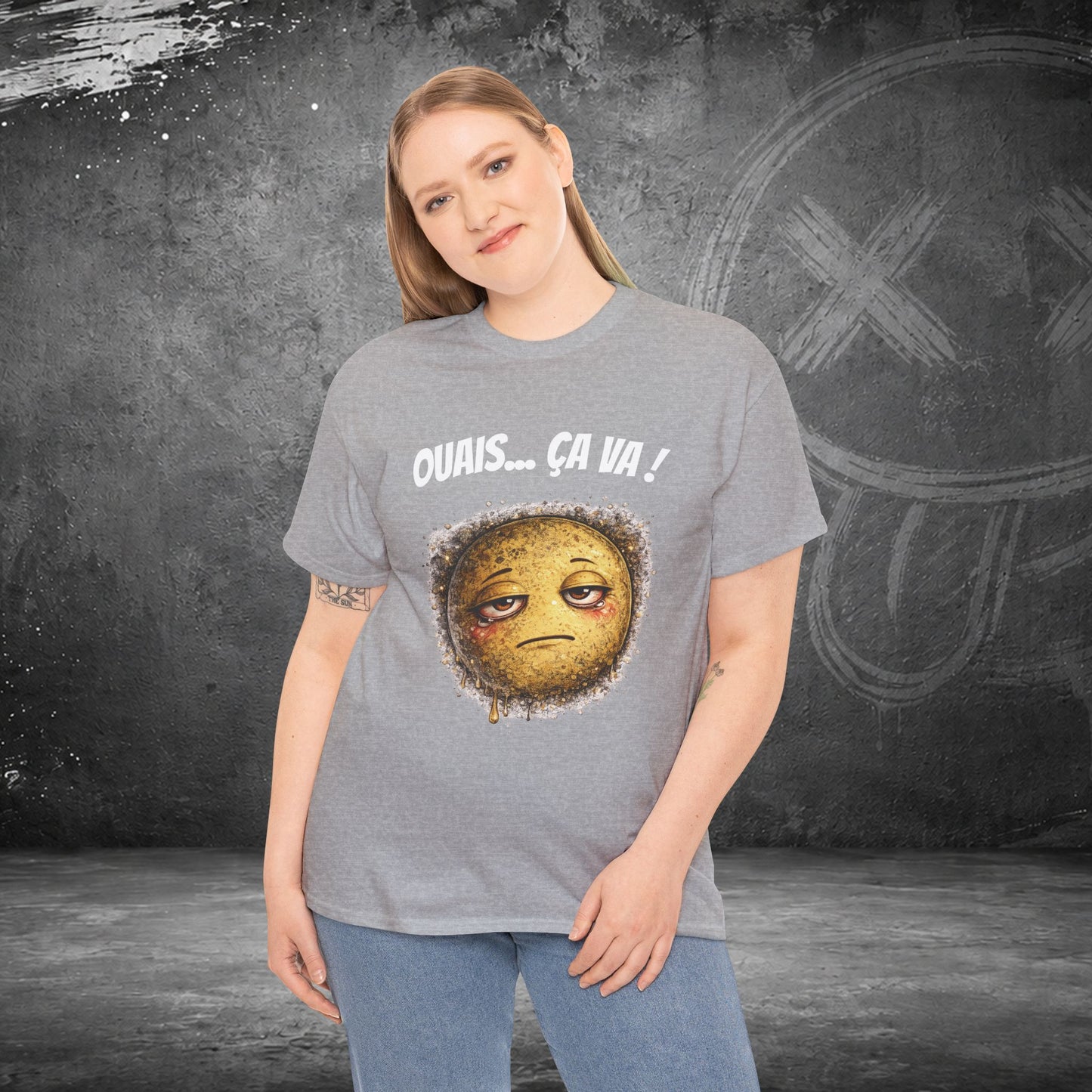 T-Shirt Mal Commodes — Emoji Blazé - Ouais... Ça Va !
