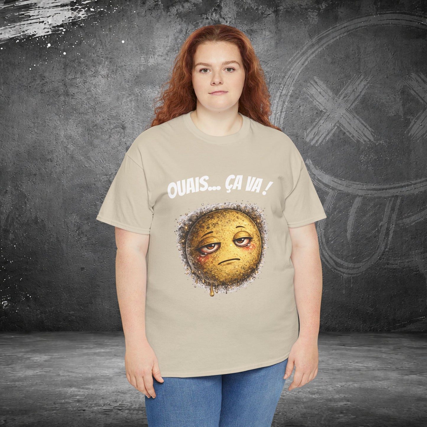 T-Shirt Mal Commodes — Emoji Blazé - Ouais... Ça Va !
