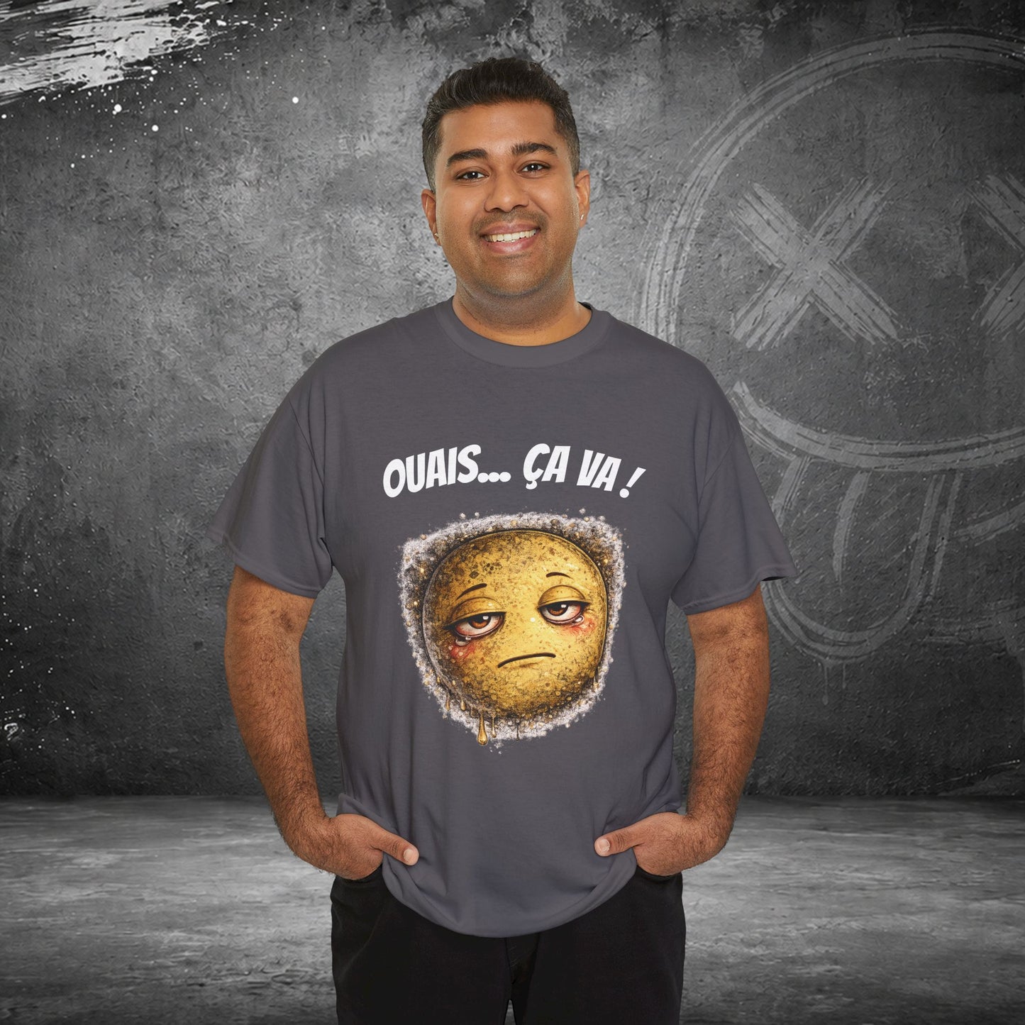 T-Shirt Mal Commodes — Emoji Blazé - Ouais... Ça Va !