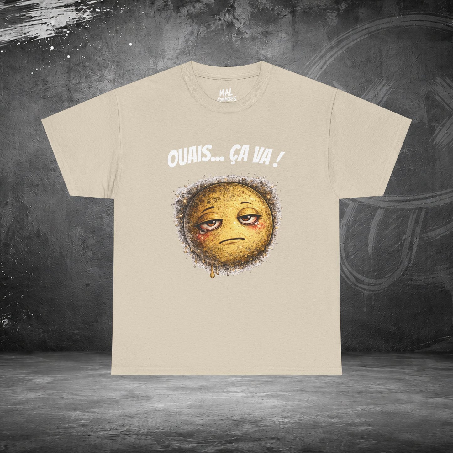 T-Shirt Mal Commodes — Emoji Blazé - Ouais... Ça Va !
