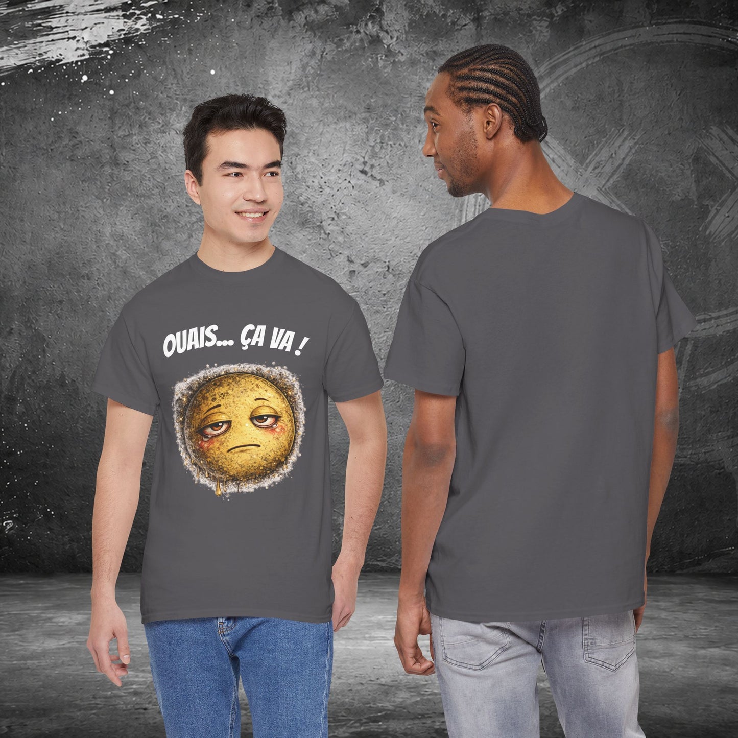 T-Shirt Mal Commodes — Emoji Blazé - Ouais... Ça Va !