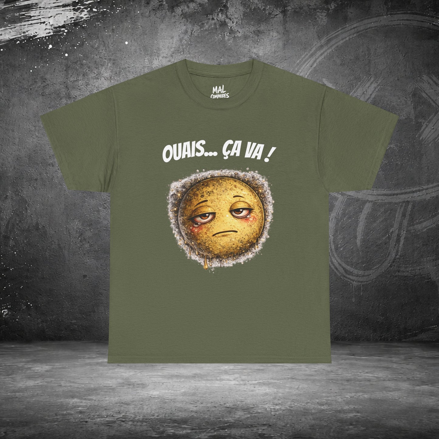 T-Shirt Mal Commodes — Emoji Blazé - Ouais... Ça Va !