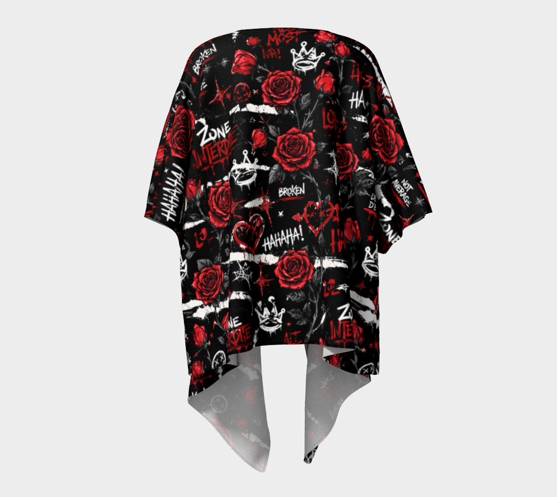 Kimono Drapé Rose Interdite