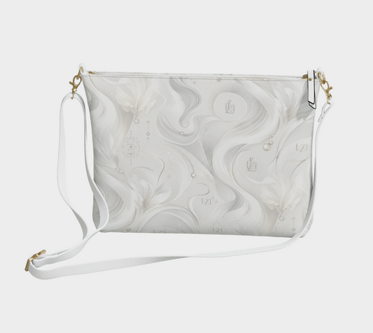 Sac bandoulière en cuir végane LZI Voile de Lune