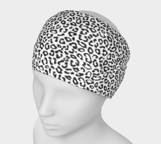 Bandeau Léopard Blanc