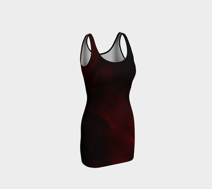 Robe Moulante Rouge Interdit