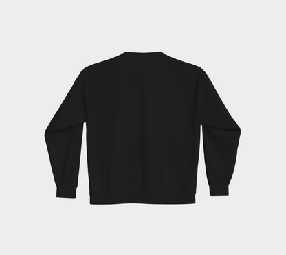 Coton ouaté à col rond Emoji Démon rouge