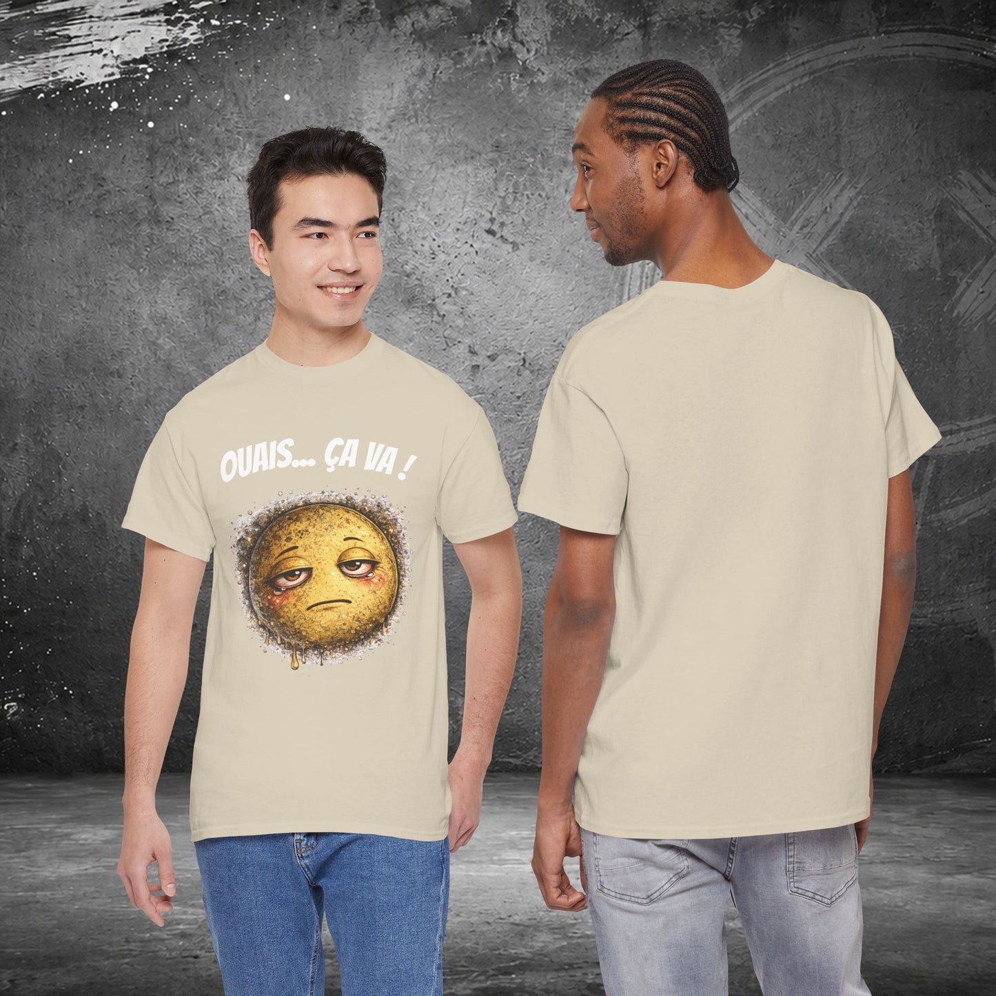 T-Shirt Mal Commodes — Emoji Blazé - Ouais... Ça Va !