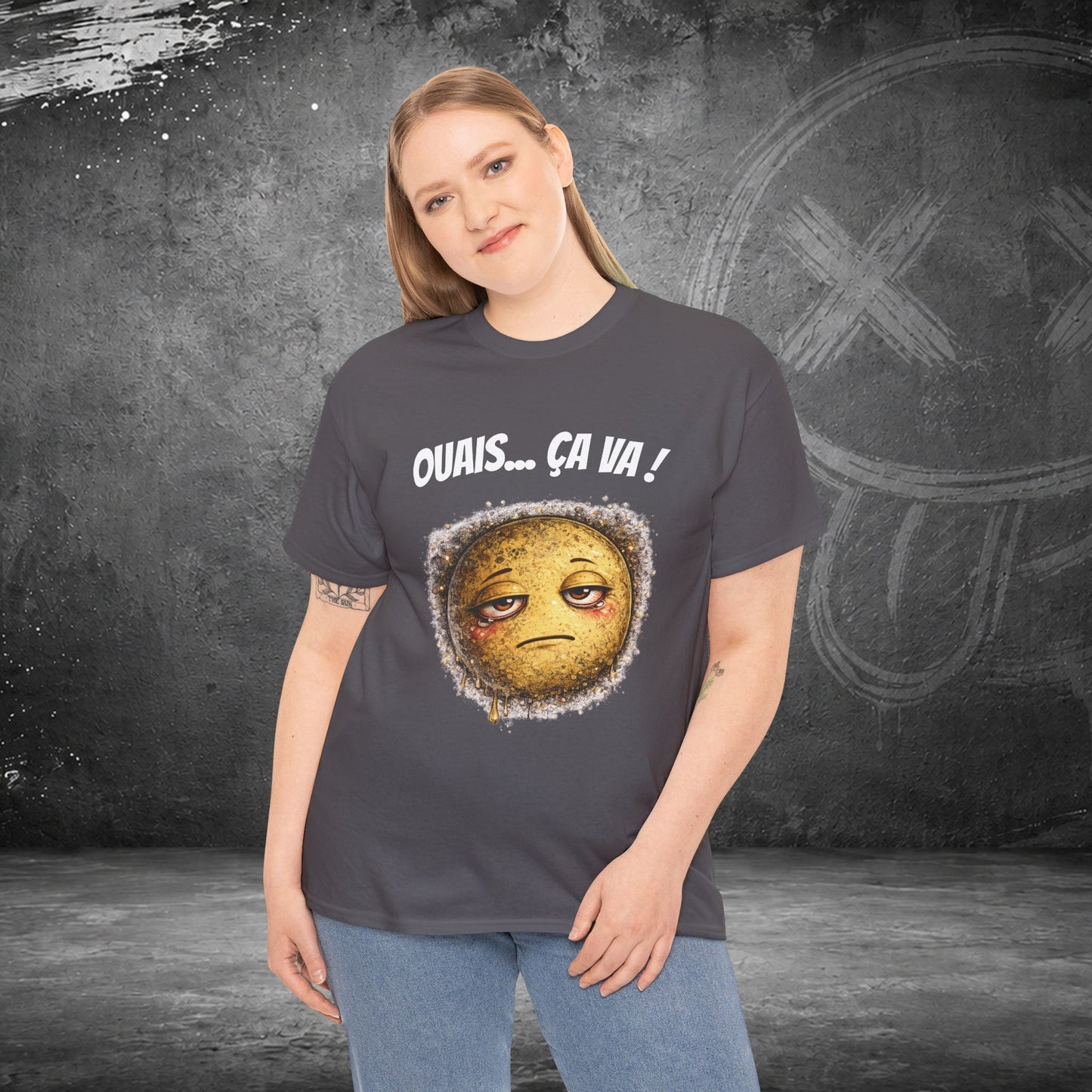 T-Shirt Mal Commodes — Emoji Blazé - Ouais... Ça Va !