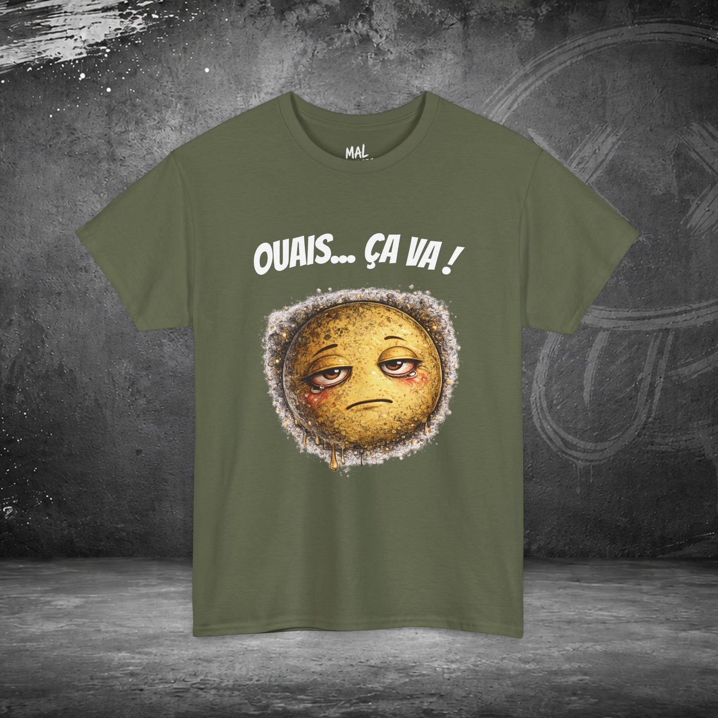 T-Shirt Mal Commodes — Emoji Blazé - Ouais... Ça Va !