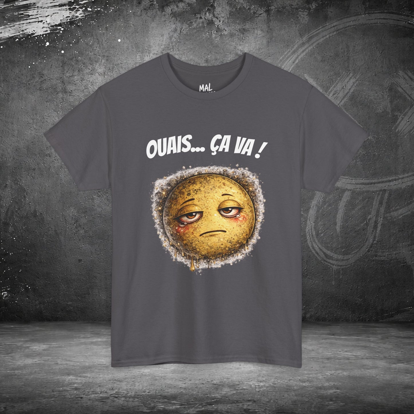 T-Shirt Mal Commodes — Emoji Blazé - Ouais... Ça Va !