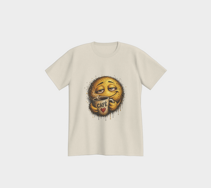 T-Shirt Emoji Jamais sans mon Café !