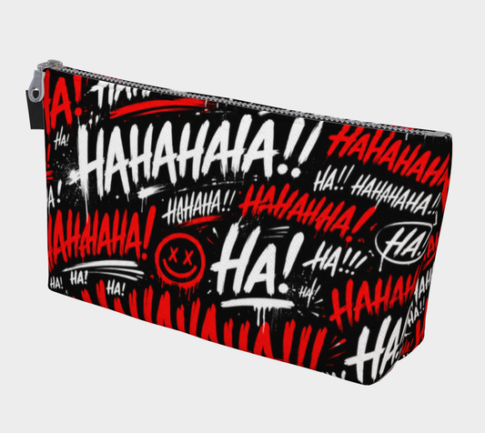 Trousse polyvalente en toile Hahaha!