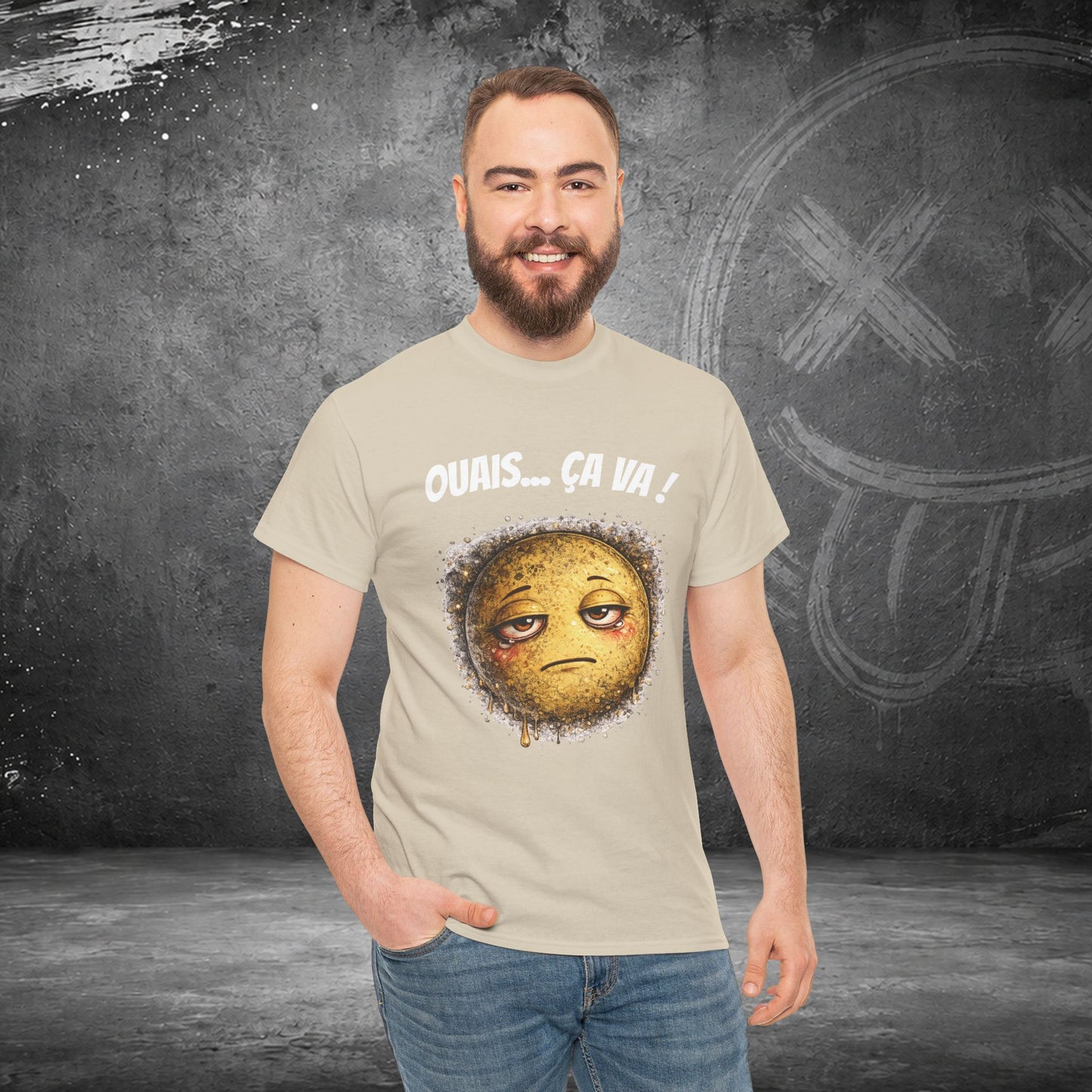 T-Shirt Mal Commodes — Emoji Blazé - Ouais... Ça Va !