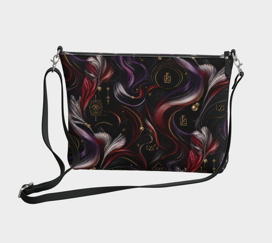 Sac bandoulière en cuir végane LZI Chaos Royal