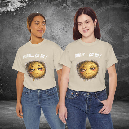 T-Shirt Mal Commodes — Emoji Blazé - Ouais... Ça Va !
