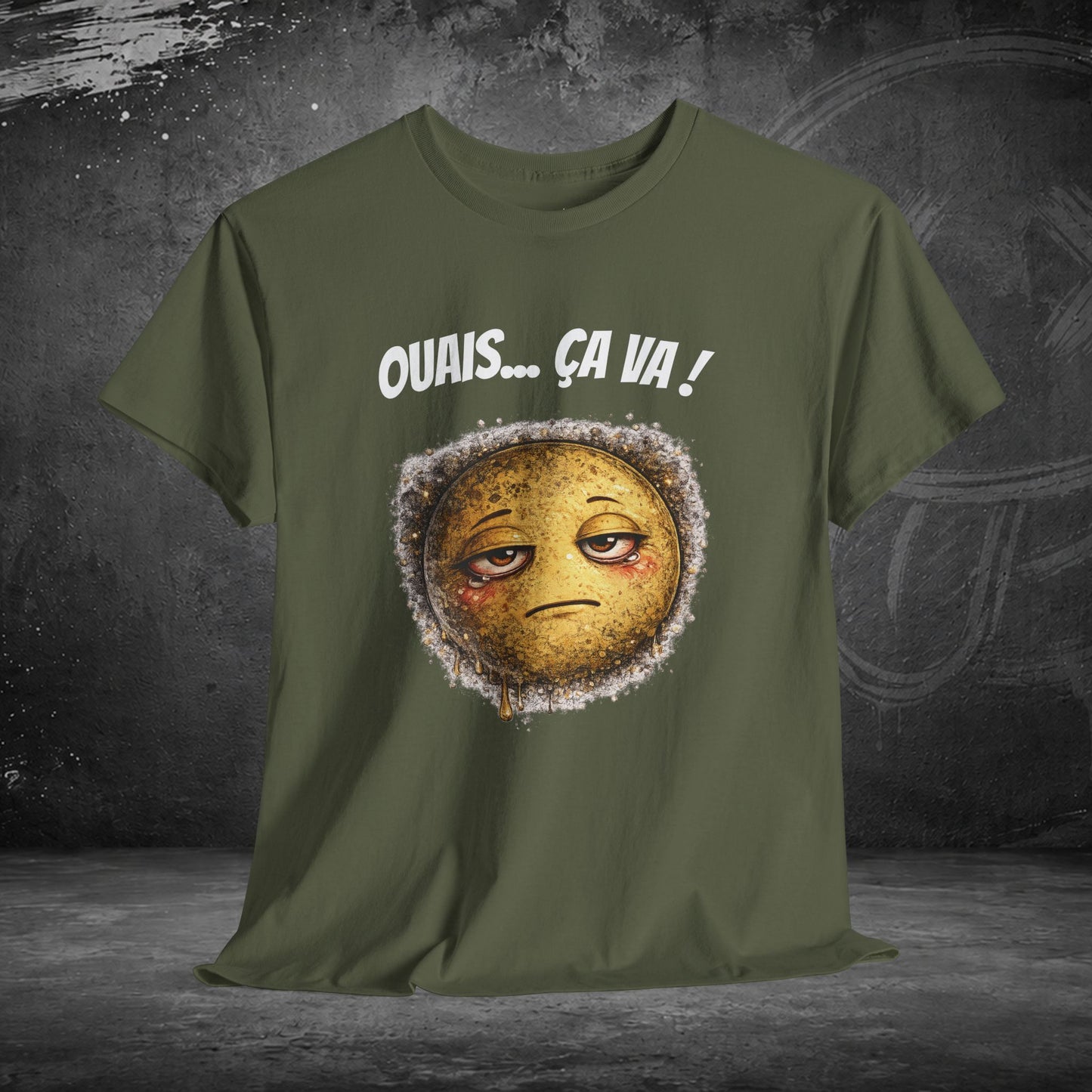 T-Shirt Mal Commodes — Emoji Blazé - Ouais... Ça Va !