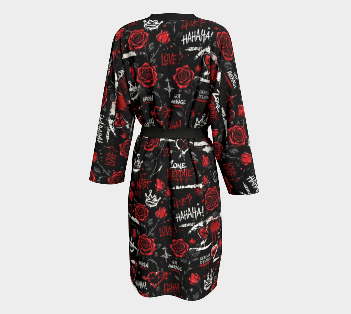Robe de Chambre Rose Interdite
