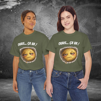T-Shirt Mal Commodes — Emoji Blazé - Ouais... Ça Va !