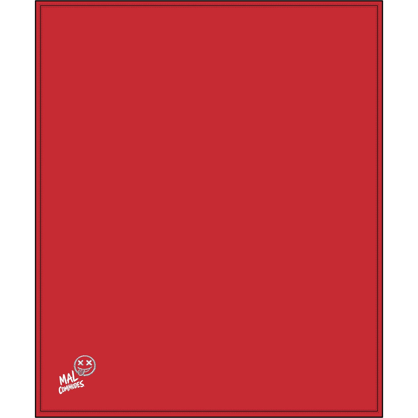 Couverture Brodée Mal Commodes -  50" X 60"