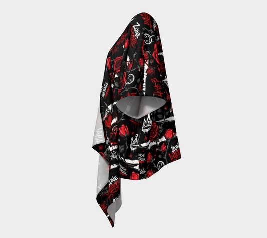 Kimono Drapé Rose Interdite