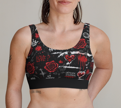 Brassière échancrée Rose Interdite