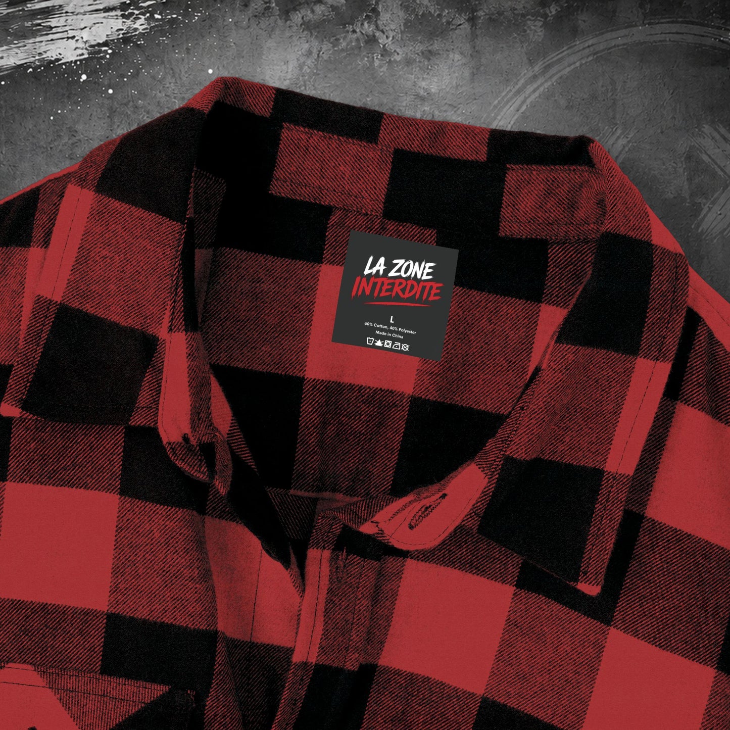 Chemise en Flanelle à Carreaux La Zone Interdite