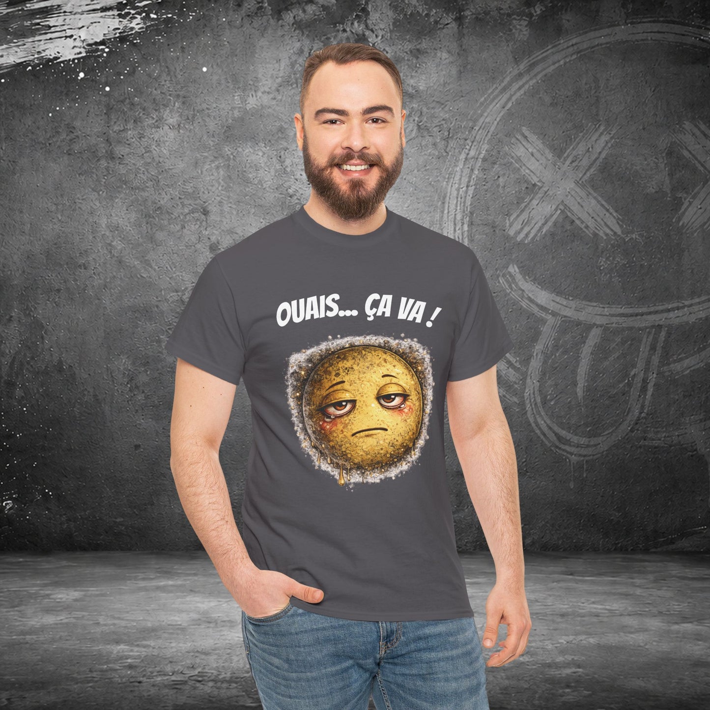 T-Shirt Mal Commodes — Emoji Blazé - Ouais... Ça Va !